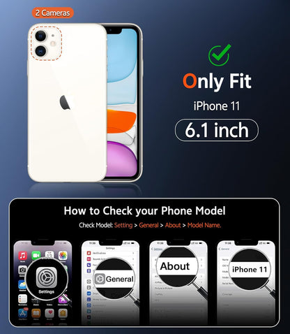 for Iphone 11 Case Matte: Magnetic Phone Cases Compatible with Magsafe Slim anti