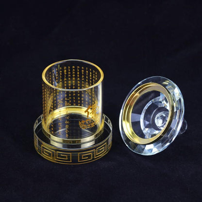 14cm Pagoda Ornaments Crystal Offerings Buddhist Utensils Buddhist