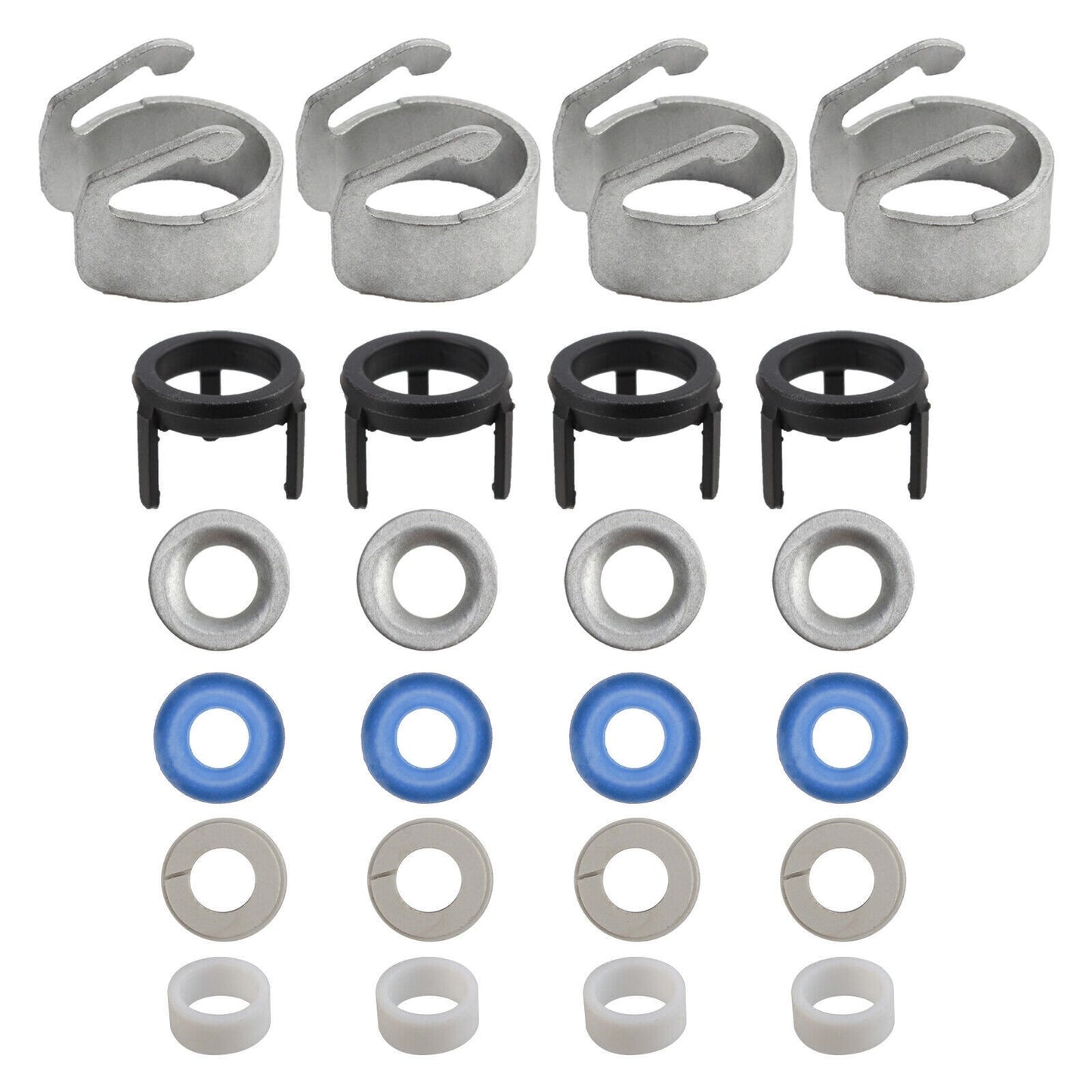 4 Sets Fuel Injector O-ring Seals Repair Part For VW Beetle Golf Passat CC EOS