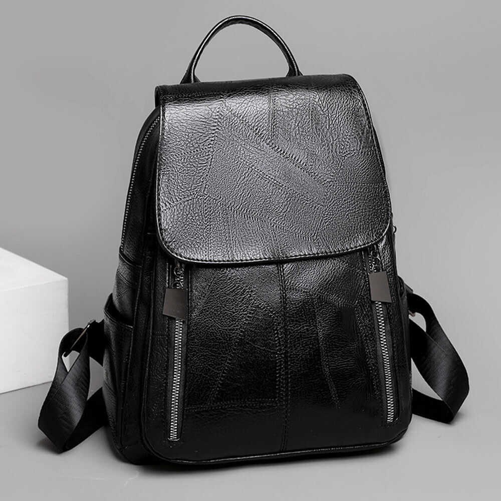 CELELA Soft Leather Backpack Women's Street Trend Wear Resistant Travel Bag