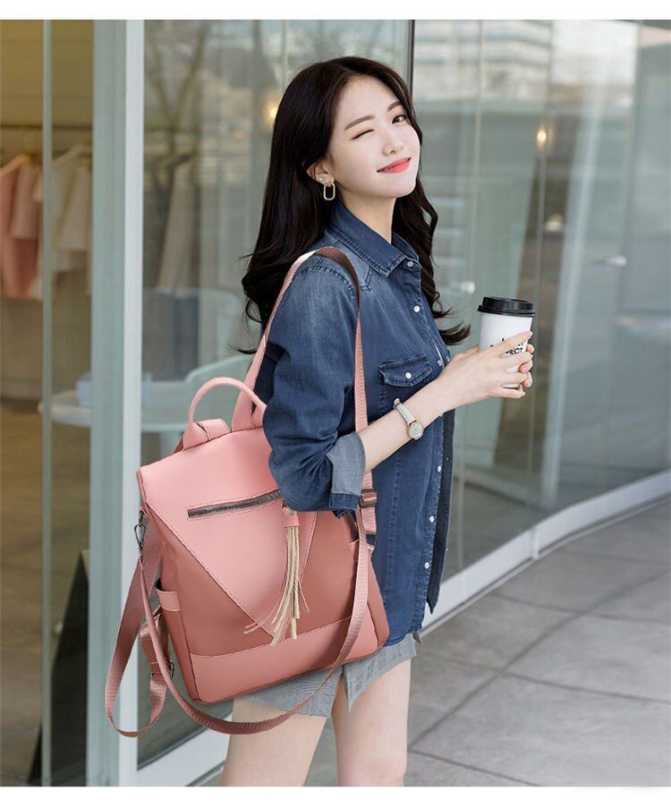 Women Business Backpacks Synthetic Leather School Bags