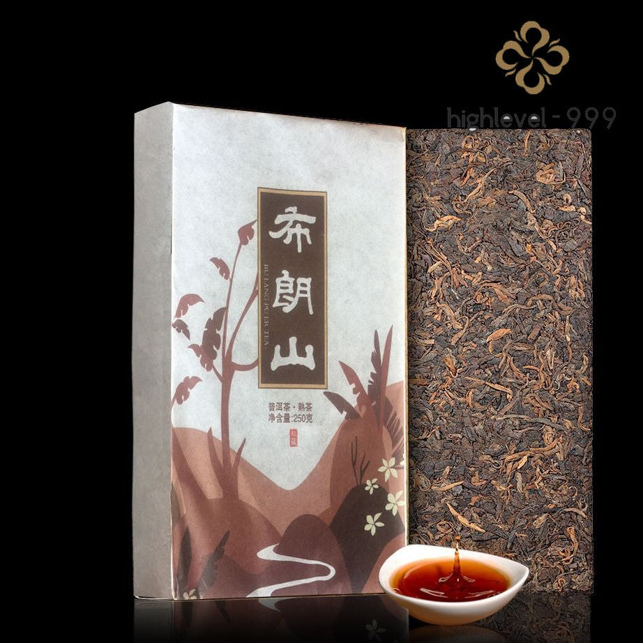 250 Grams Yunnan Pu'er Tea Ripe Tea Brown Mountain Ancient Tree Menghai Pu'er