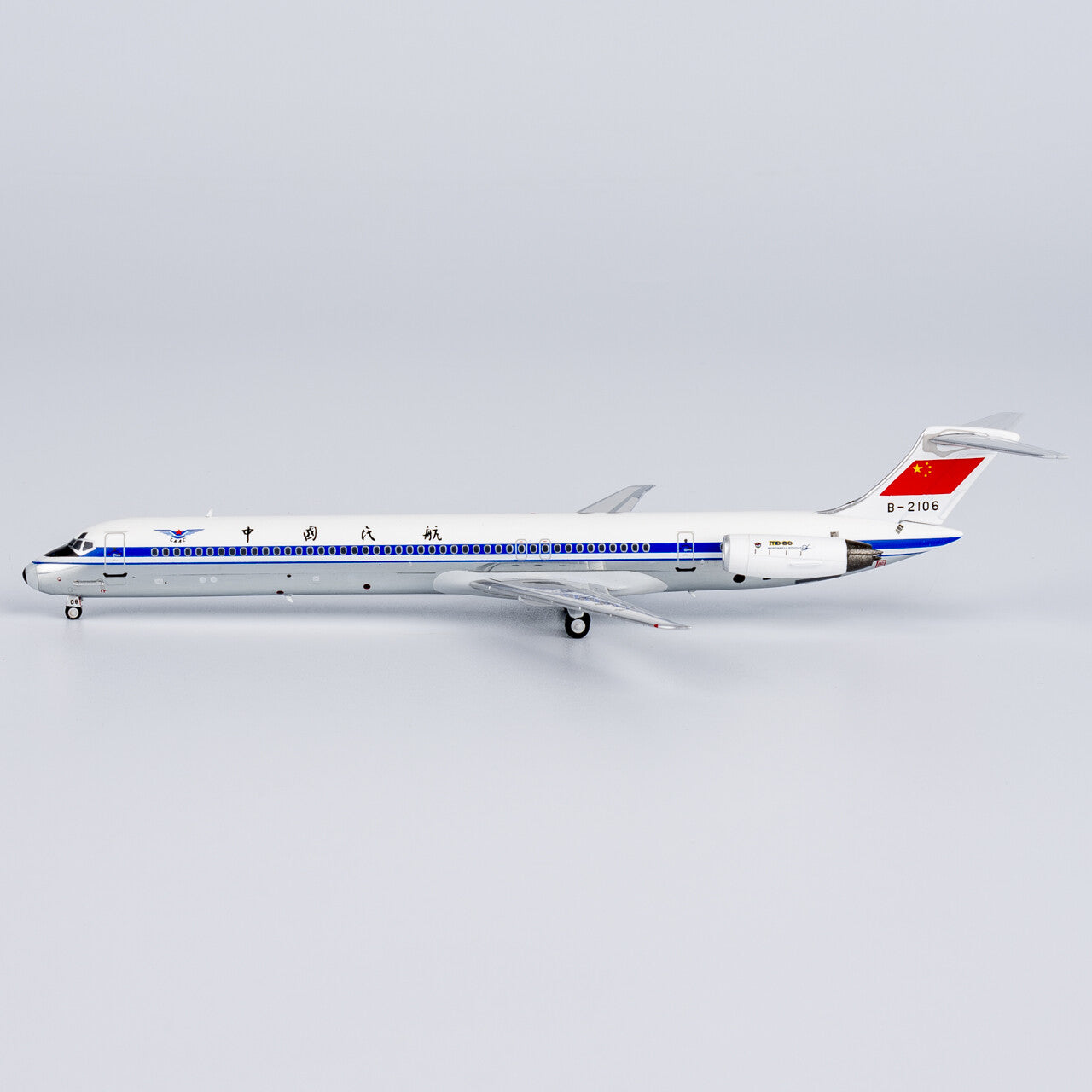 1:400 NGmodels CAAC McDonnell Douglas MD-82 B-2106 Airplane Diecast Plane Model