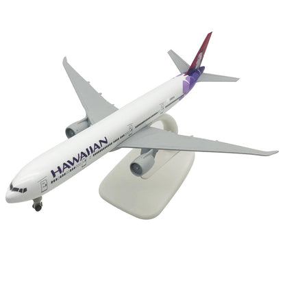 1/300 20cm Hawaii B777 Plane Model Alloy Diecast Airplane Aircraft Collection