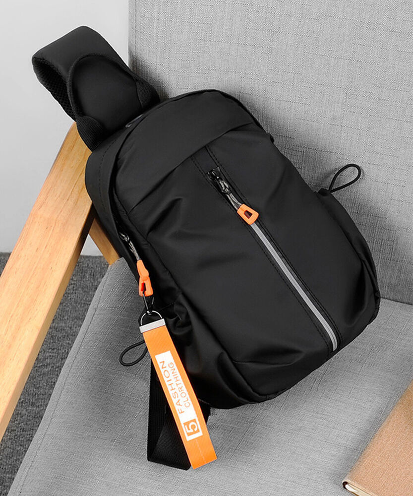 Men Women Sling Bag Chest Fanny Packs Cross Body Small Shoulder Travel Backpack