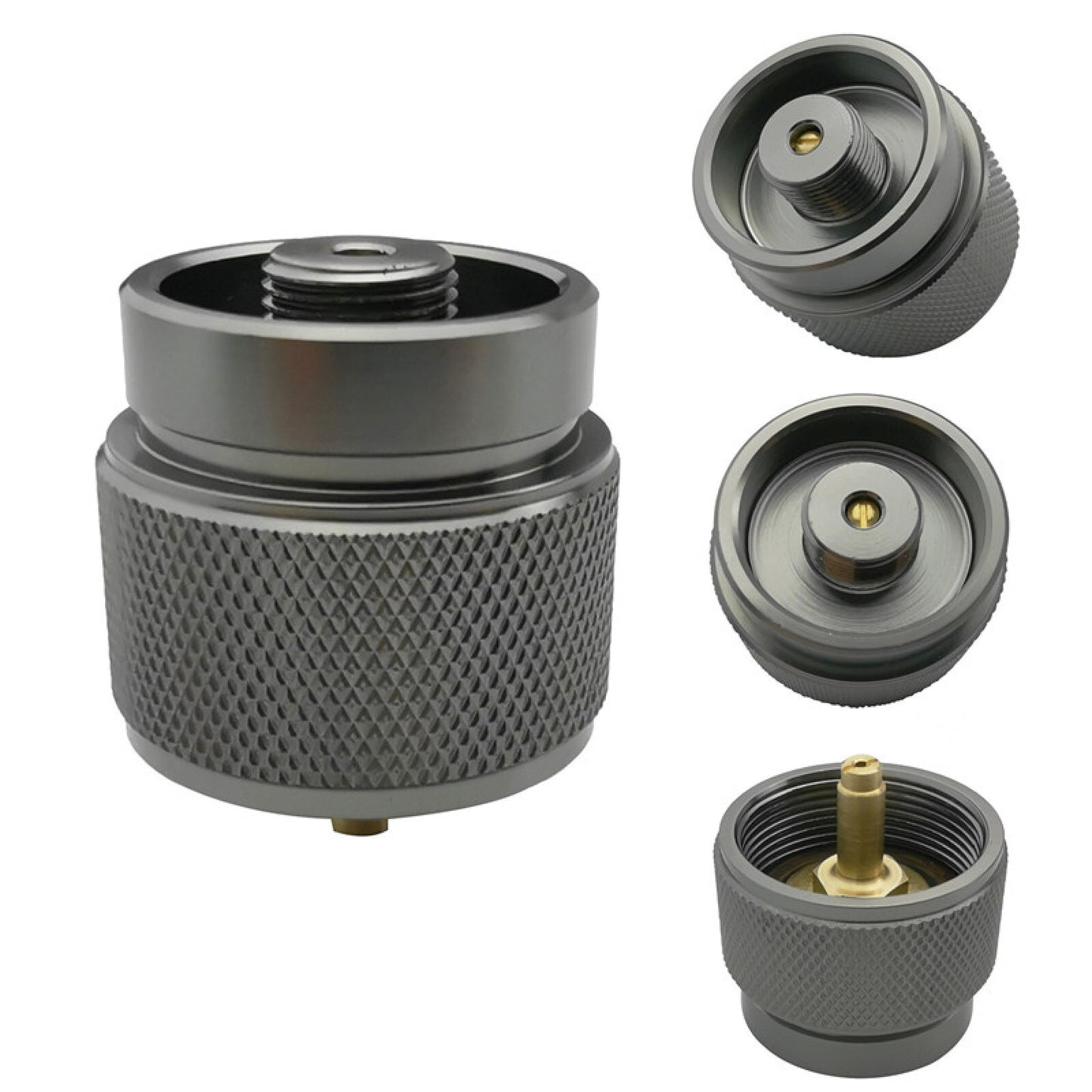 1 Lb Adapter Camping Propane Small Gas Tank Adapter Input Lindal Output Stove