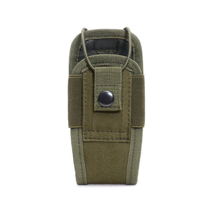 Tactical Molle Radio Walkie Talkie Pouch Waist Bag Holder Pocket Interphone Bag