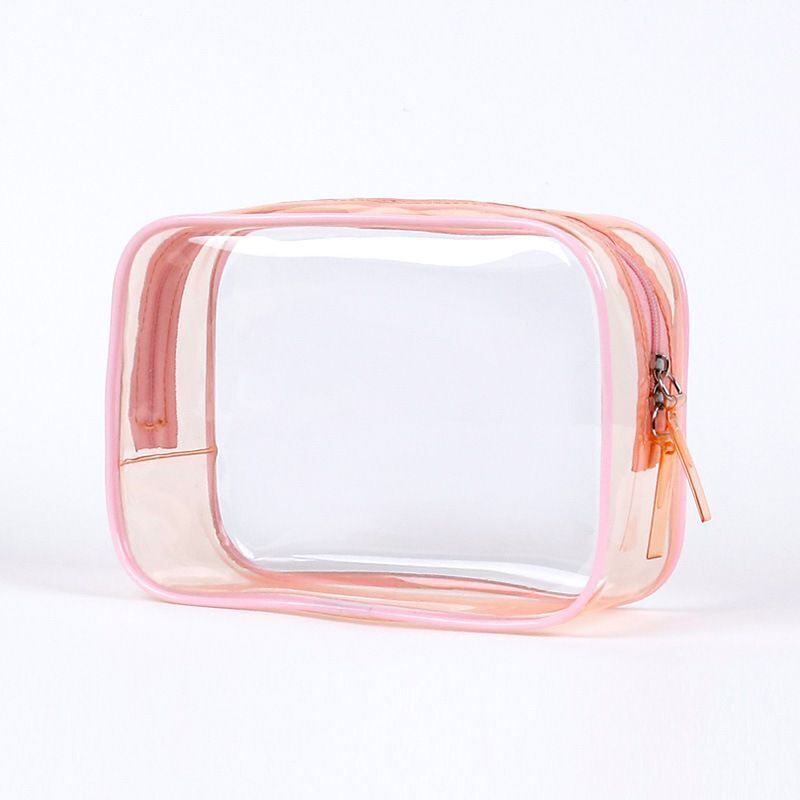 Transparent Cosmetic Bag Travel Organizer PVC Waterproof Clear Makeup Case Pouch