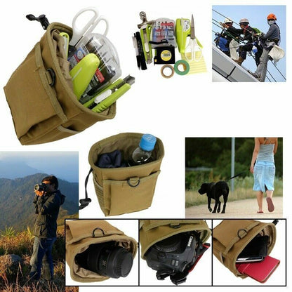 Tactical Molle Dump Pouch Drawstring Magazine Dump Bag Utility Belt Ammo Pouch