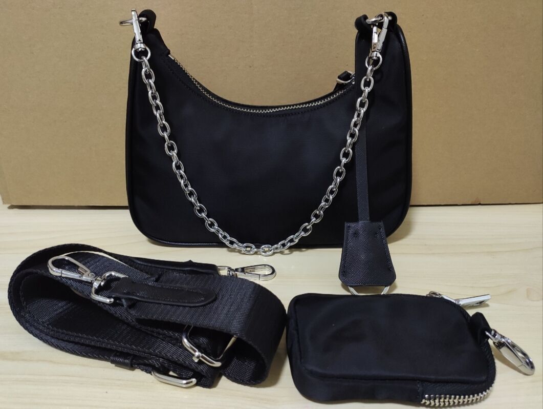 Nylon Shoulder Bag Underarm Purse Handbag Pouch Polyester Satchels Shape Bag 1PC