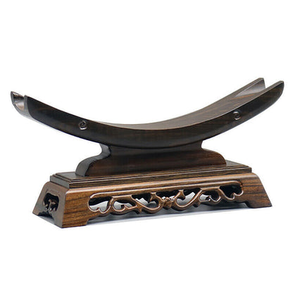 Knife Rest Sword Stand Solid Wood Sword Display Katana Stand Holder Crescent