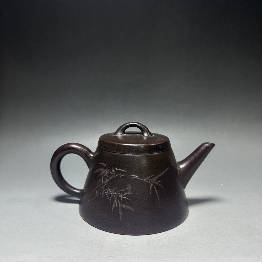 Chinese Yixing Zisha Clay Handmade Exquisite Teapot（霸王石瓢 底款：顾景舟）