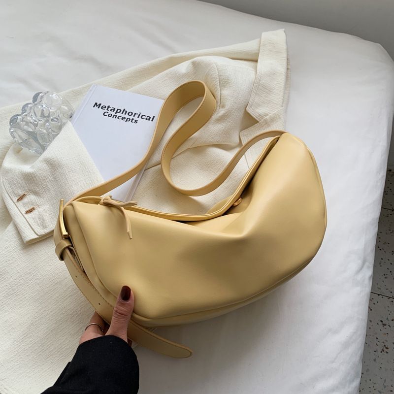 Crossbody Bag Large Luxury Handbags Solid Soft Shoulder Bag Travel Hobos Vintage