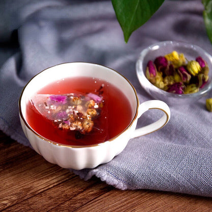 9g*10 Chrysanthemum Tea Camellia Tea Xiaoyao Herbal Chixiaodou Barley Rose Tea