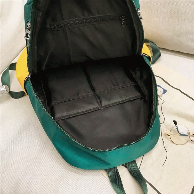 Women Backpack Fashion Nylon School Bag Female Casual Large Travel Bag Polyester