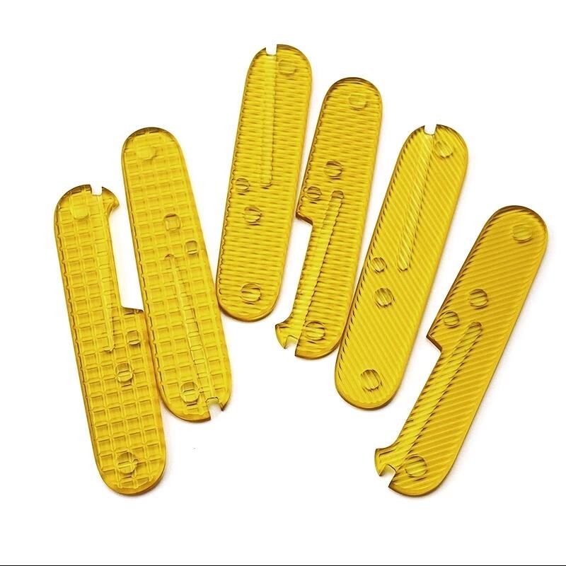 1 Pair PEI Material Knife Handle Scales For 91mm Victorinox Swiss Army Knives