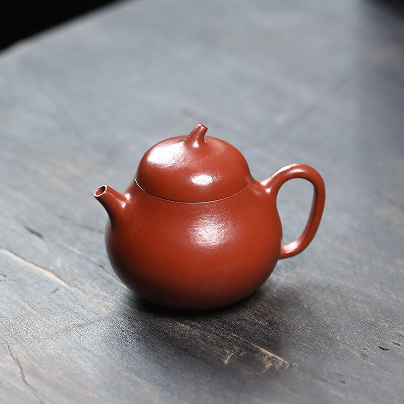 80ml Chinese Kungfu Tea Pot Real Yixing Zisha Zhu Clay With Certificate Handmade