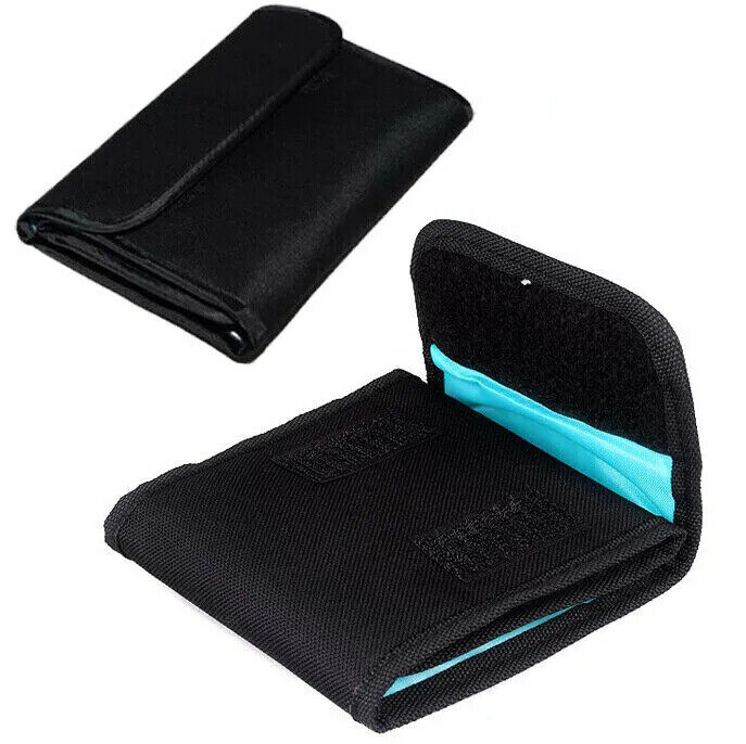 Lens Filter Bags 3~6 Slot Foldable Pouch Case For UV CPL ND Adapter Ring Storage