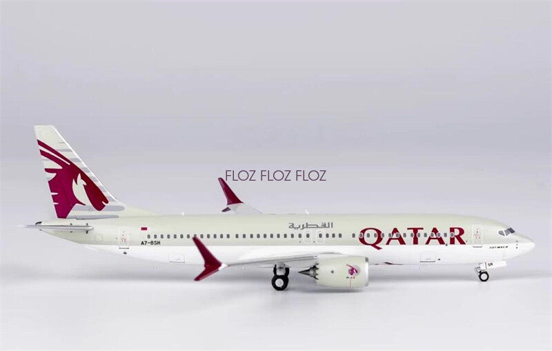for NG Models for Qatar Airways for Boeing B737 MAX8 A7-BSH 1:400 Aircraft Model