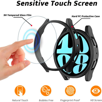4X Samsung Galaxy Watch 4 5 6 7 40/44 Tempered Glass Protector Screen Case Cover