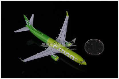 1:400 GeminiJets S7 Airlines BOEING B737-800 Airplane Diecast Plane Craft Model