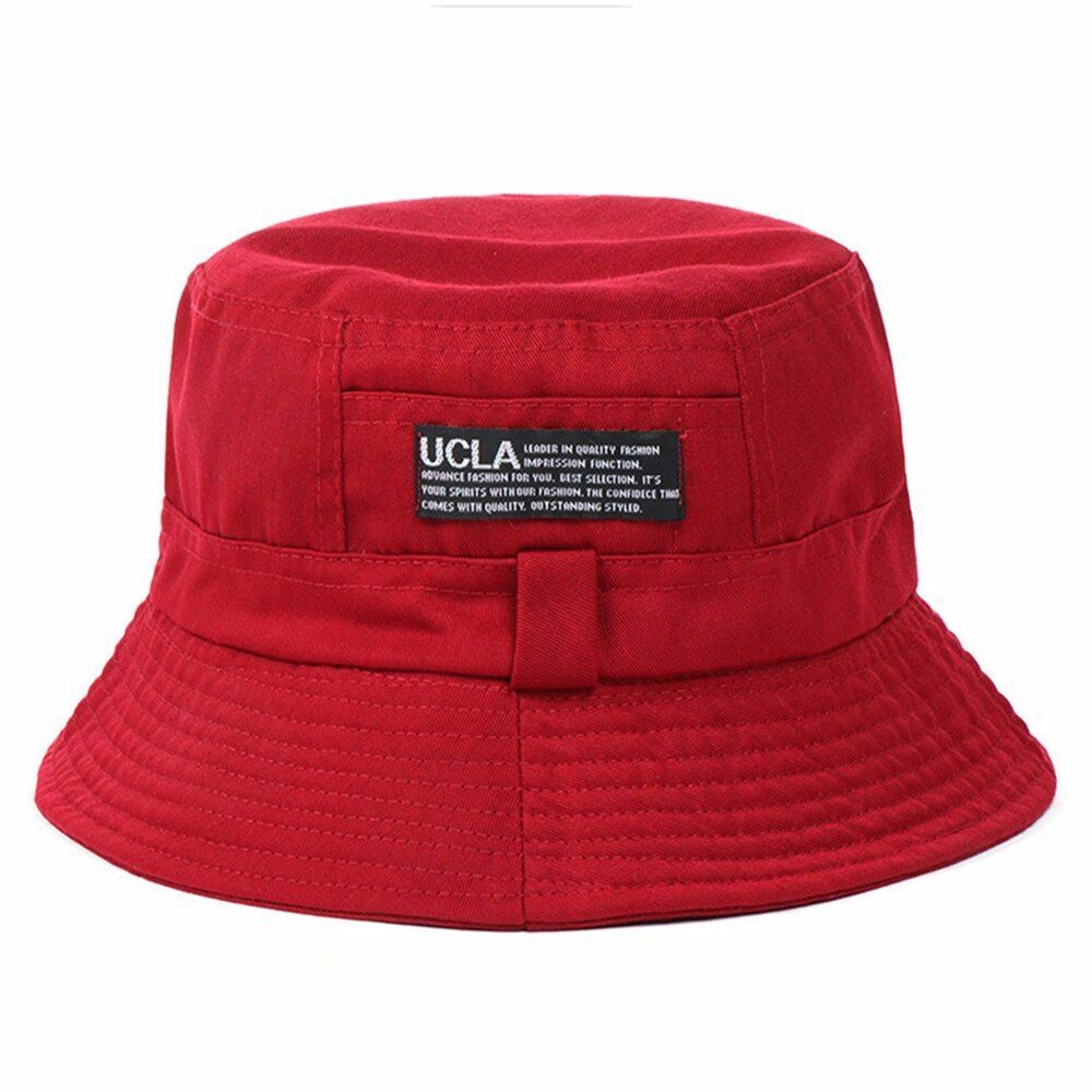Women's Bucket Hats Retro Washed Cotton Foldable Fisherman Men Outdoor Sunscreen