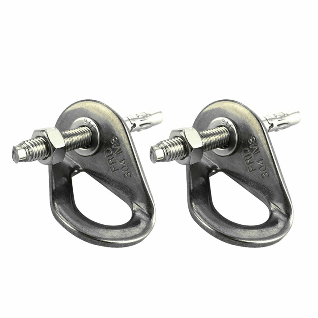 4pcs Anchor Bolt Hanger Nut Rock Climbing Tool 35KN Stainless Steel Outdoor Gear