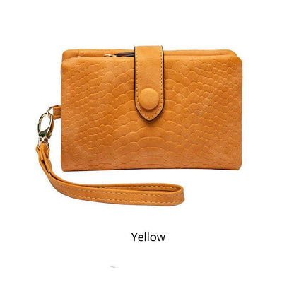 Wristband Short Wallet Student Clutch Bag Large Coin Bag Multi Card Coin Purses