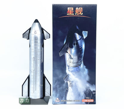 1:200 25CM SpaceX Starship Elon Musk ABS Plastic Diecast Aerospace Model