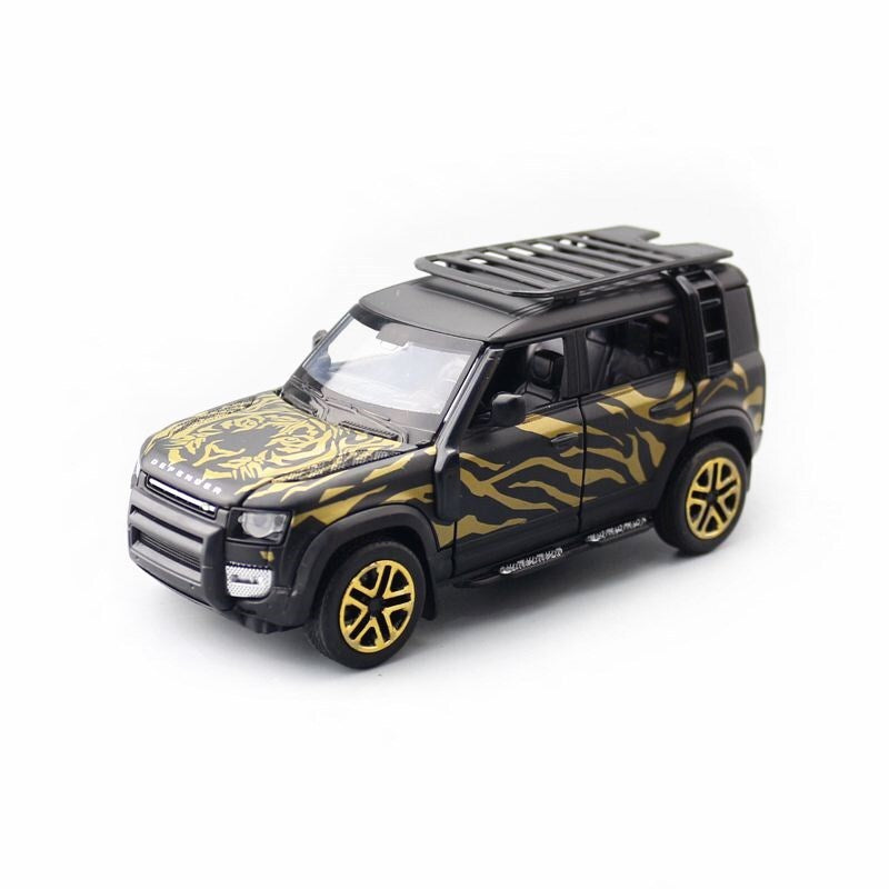 1:32 Diecast Land Rover Defender 110 SUV Metal Car Model Toy Pull Back Sound