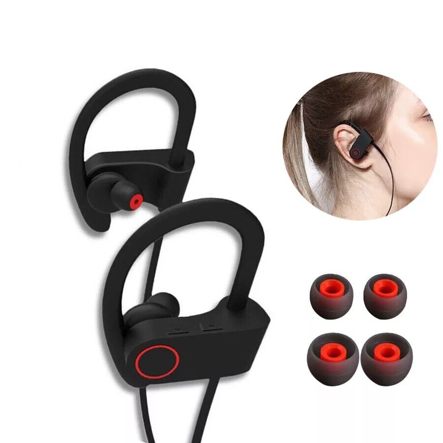 Audifonos Bluetooth 5.0 a Prueba de Agua Auriculares Deportivos inalámbricos!!!