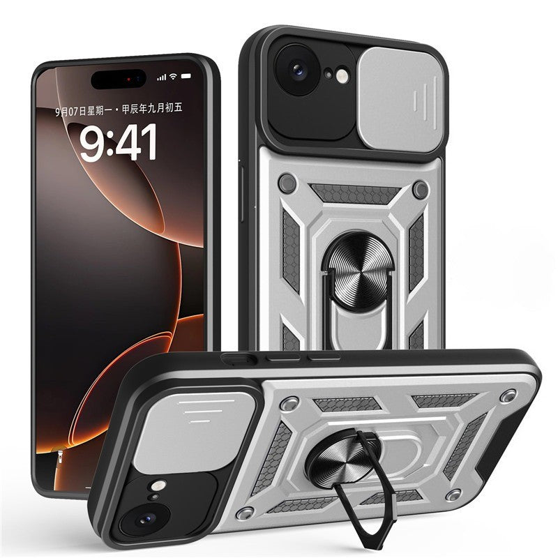 Suitable for iPhone 17 Pro Max Sergeant Ring Holder Phone Case Protective Cover