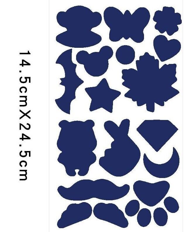 Self Adhesive Patches Various Pattern Repair Washable Stick On Clothing Sticker