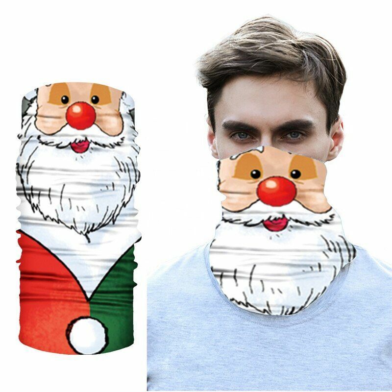 Unisex Printed Neck Gaiter Balaclava Bandana Multifunctional Outdoor Headwear