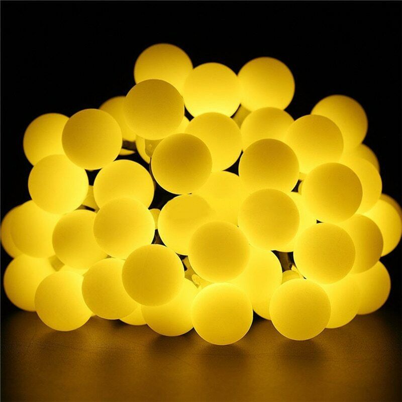 5/10M 20/50 LED Outdoor Lighting String Waterproof Solar Garden Party Lamp Chain
