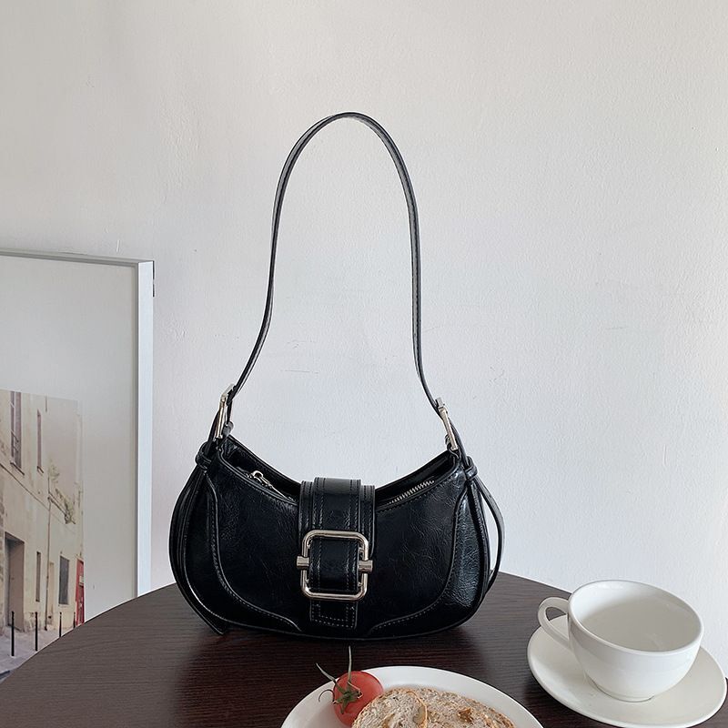 Denim Blue Underarm Bag Spring Cowboy Shoulder Bag Hobo Armpit Bag Purse Handbag