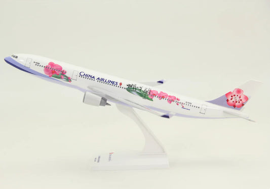 32CM 1:200 Risesoon China Airlines AIRBUS A330-300 Aircraft ABS Plastic Model