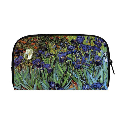 Oil Painting Sunflower Starry Night Wallet Women Purse Credit Card Phone Holders