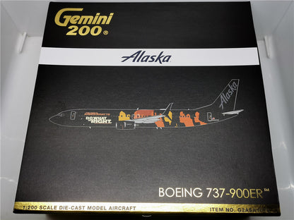 1:200 Geminijets Alaska BOEING B737-900ER Airplane Diecast Aircraft Model