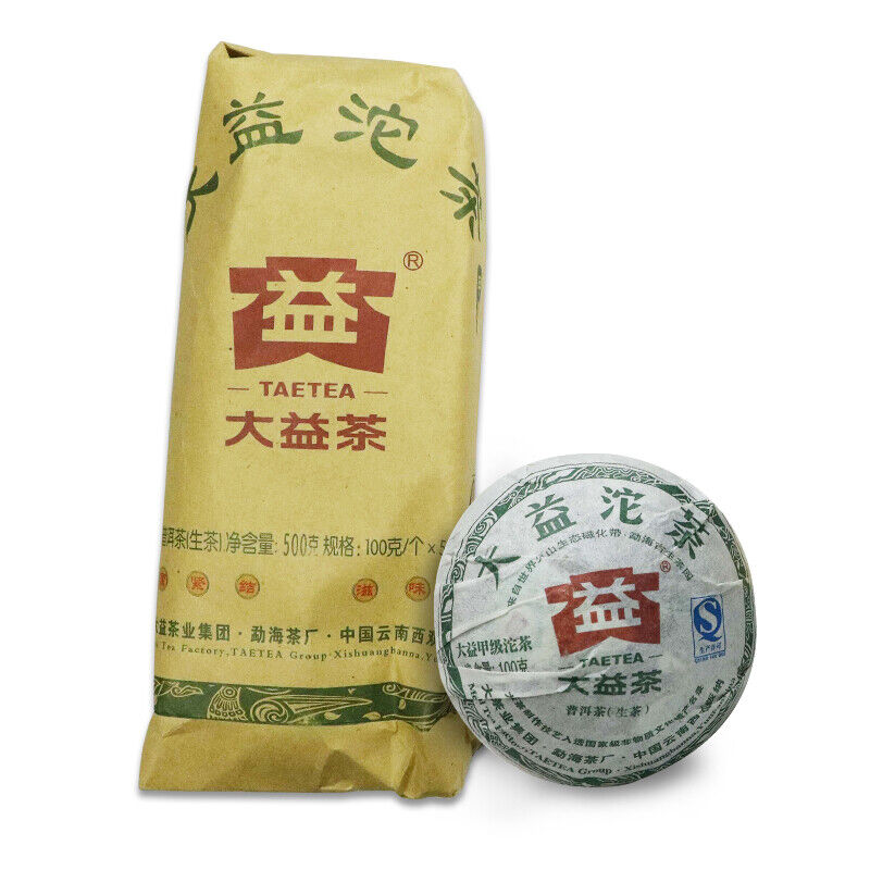 Jia Ji Tuo Cha * 2012 TAETEA MengHai Dayi Puer Pu'er Pu-erh Tea Raw 100g X 5 Pcs