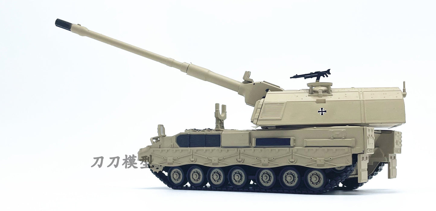 1:72 German PZH2000 self-propelled gun howitzer tank chariot simulation model