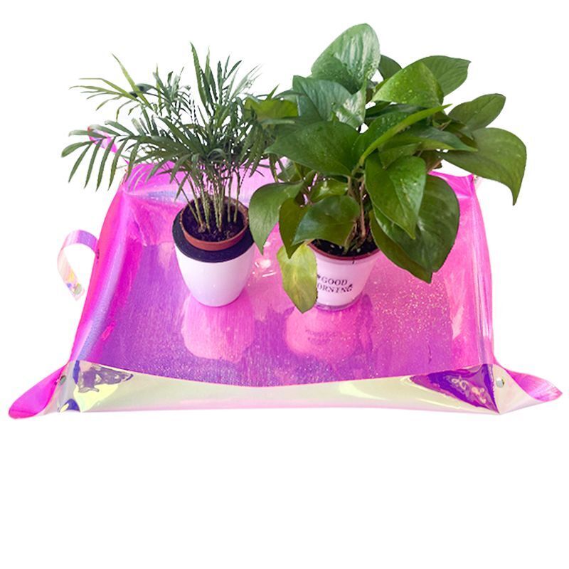 Planting Mat PVC Holographic Gardening Potting Pad Foldable Garden Tools 68x50cm