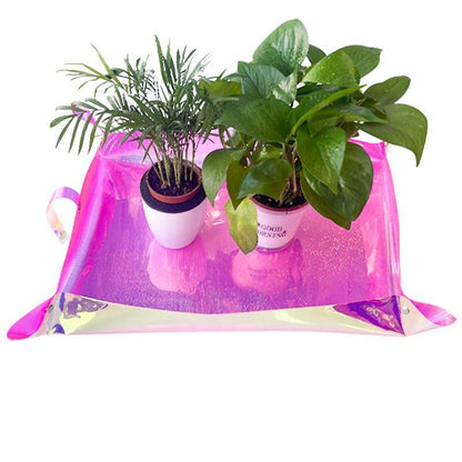 Planting Mat PVC Holographic Gardening Potting Pad Foldable Garden Tools 68x50cm