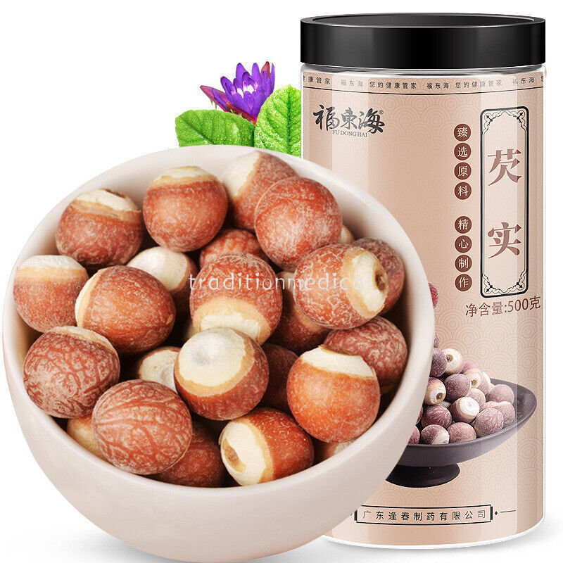 Chinese Herb Medicine Herbal Tea Gorgon Fruit 中国药材养生食材除湿气 福东海肇庆鸡头米茨实 芡实米500g