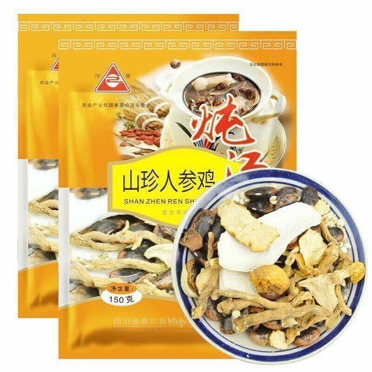 川珍 炖鸡汤调料包150g*2袋 Chinese Cookingchuanzhen Chicken Soup Seasoning 特色固态调味品佐山药姜片小豆