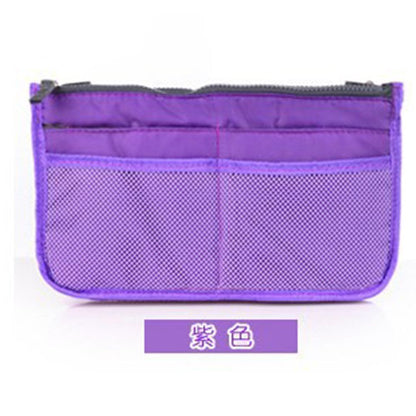 Large Cosmetic Storage Bag Nylon Travel Makeup Organizer Handbag Tote Travel Bag