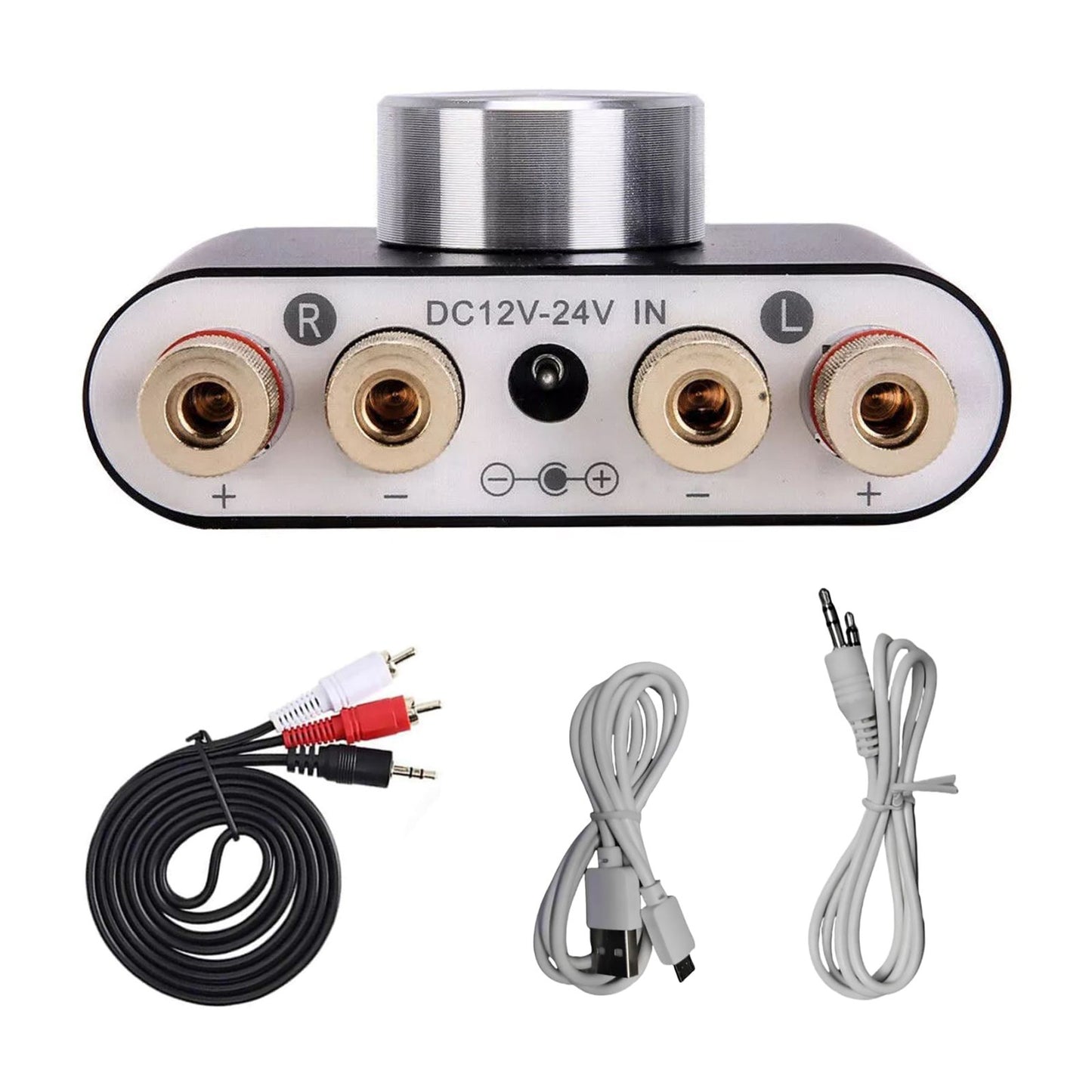 Power Amplifier HiFi Stereo Audio 50W+50W Car Home Mini Bluetooth 5.0 Digital