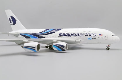 1:200 37CM JC Wings Malaysia Airlines AIRBUS A380 Passenger Plane Diecast Model