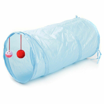 Cat Tunnel Toy Indoor Collapsible Tube Kitty Bored Pet Hole Puppy Kitten Rabbit