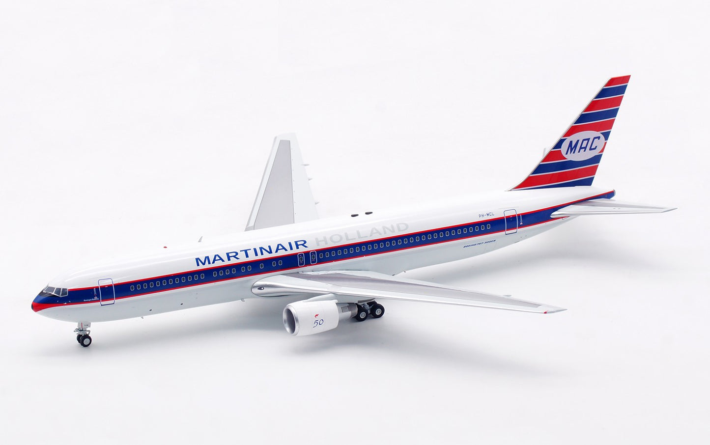 1:200 InFlight Martinair B767-300 Passenger Airplane Diecast Aircraft Model